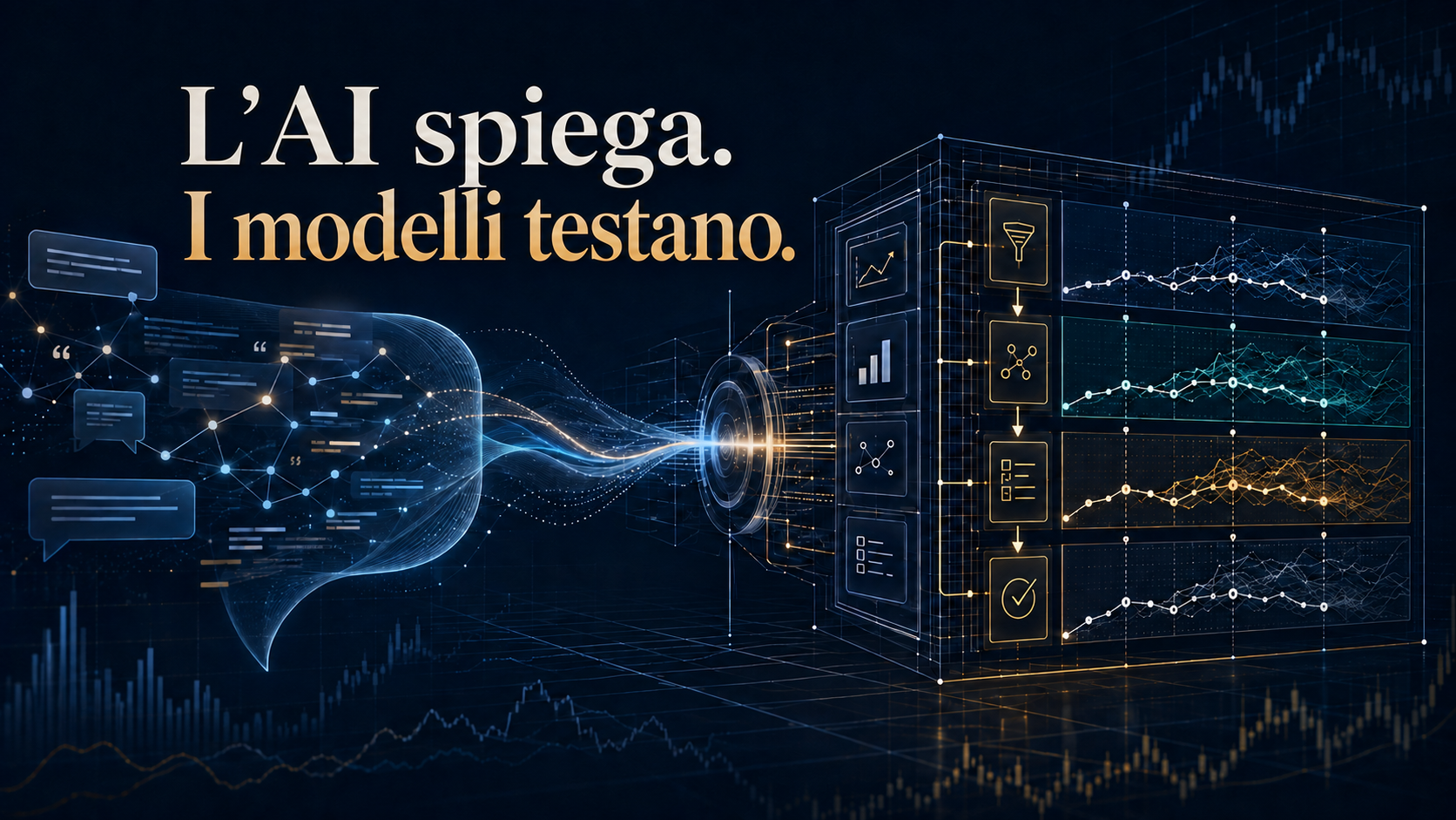 L'AI spiega. I modelli testano: perché l'investimento con AI richiede logica di strategia