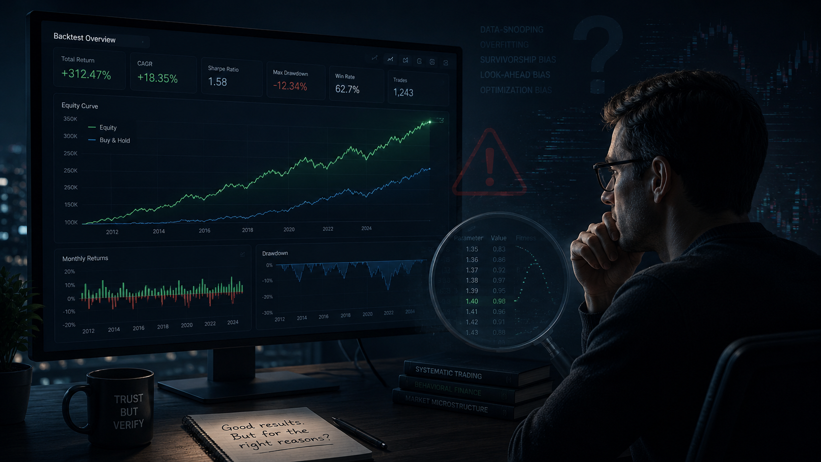 Come backtestare una strategia senza ingannarti